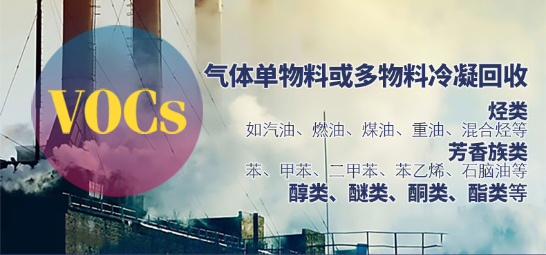 醚类VOCS气体冷凝回收的适用范围和原理过程-无锡冠亚恒温制冷