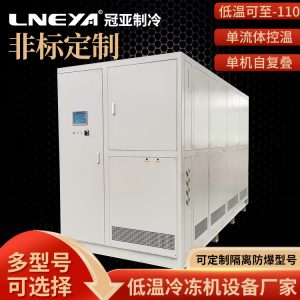 20p低温乙二醇工业冷水机的实际应用